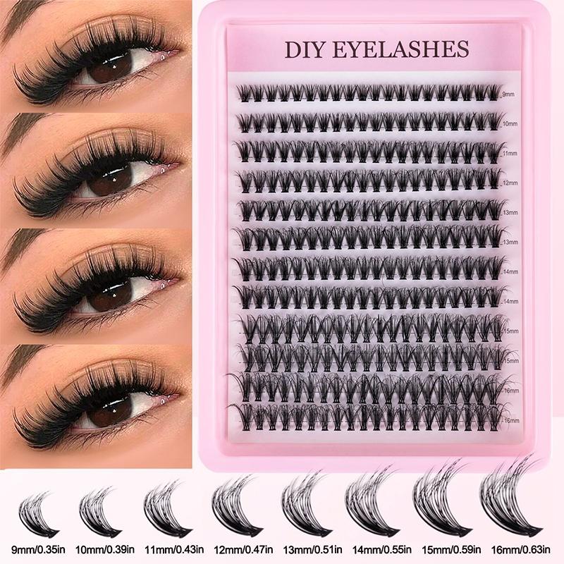 Eyelash Extension Kits - 내추럴 클러스터 페더 래쉬 키트 DIY