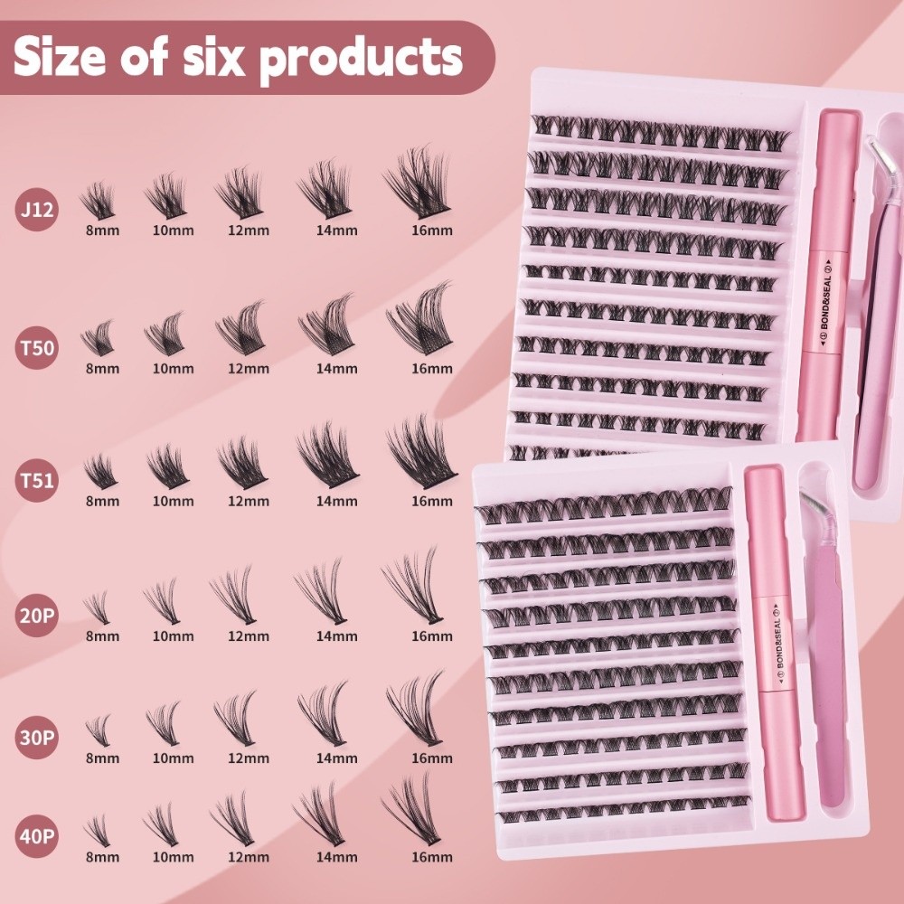 Eyelash Extension Kits - 고품질 본드 및 실드 인조 속눈썹,
