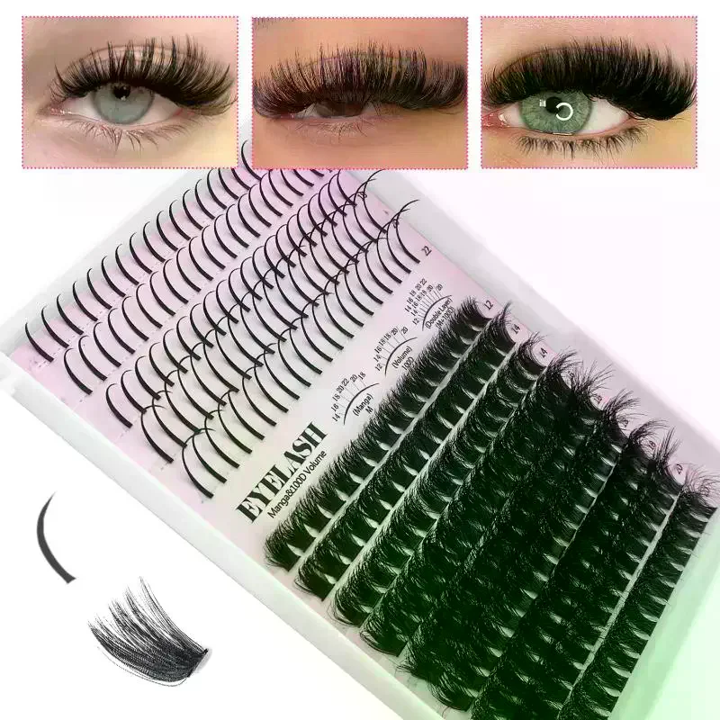 Eyelash Extension Kits - 래쉬 클러스터 키트 래쉬 스파이크 속눈썹