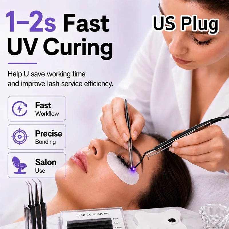 Eyelash Extension Led - 미니 UV 속눈썹 램프 핀셋 2초