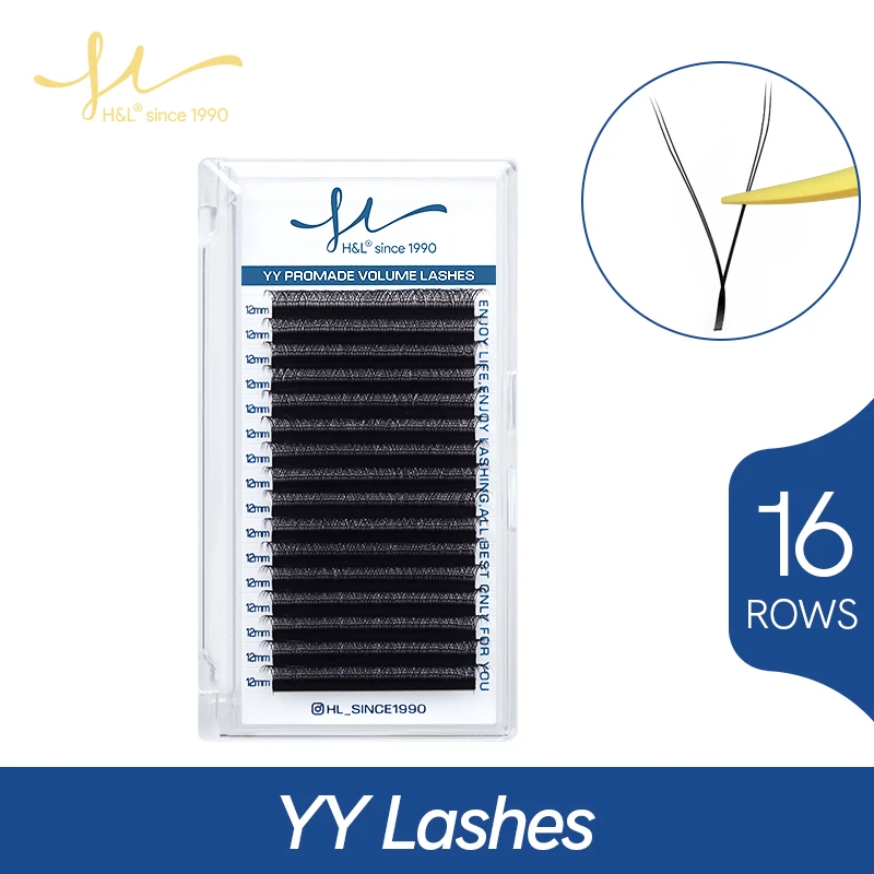 Eyelash Extension Y Shape - YY 모양 속눈썹 익스텐션 인조 밍크