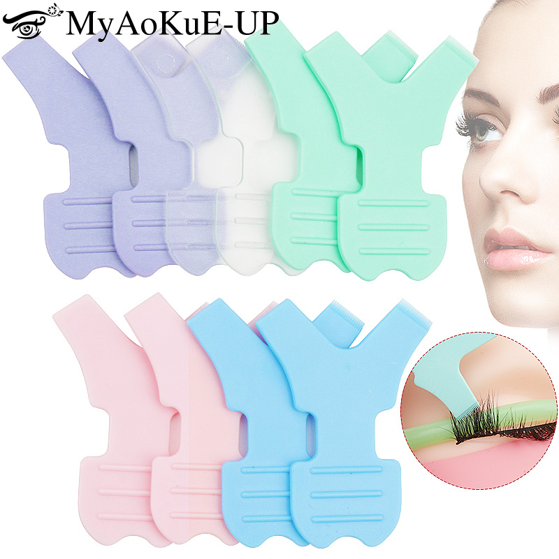 재사용 가능한 속눈썹 익스텐션 메이크업 브러시, Y 모 - Eyelash Extension Y Shape 리뷰 및 가격