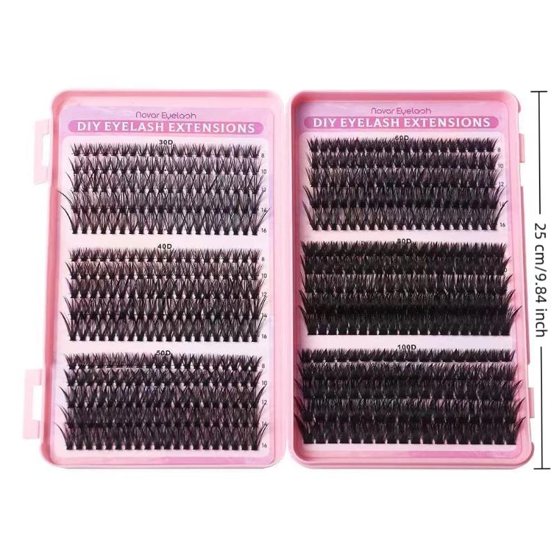 30D 100D 클러스터 속눈썹 내추럴 D컬 세그먼트  - Eyelash Extension Kits 리뷰 및 가격