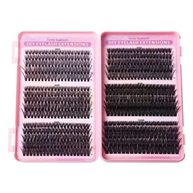 30D 100D 클러스터 속눈썹 내추럴 D컬 세그먼트  - Eyelash Extension Kits 리뷰 및 가격