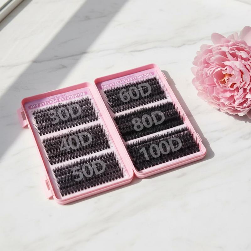 30D 100D 클러스터 속눈썹 내추럴 D컬 세그먼트  - Eyelash Extension Kits 리뷰 및 가격