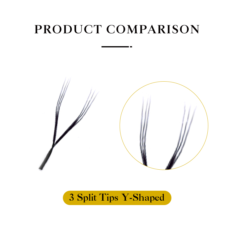 DeceMars 3 스플릿 팁 Y자형 속눈썹 연장 - Eyelash Extension Y Shape 리뷰 및 가격