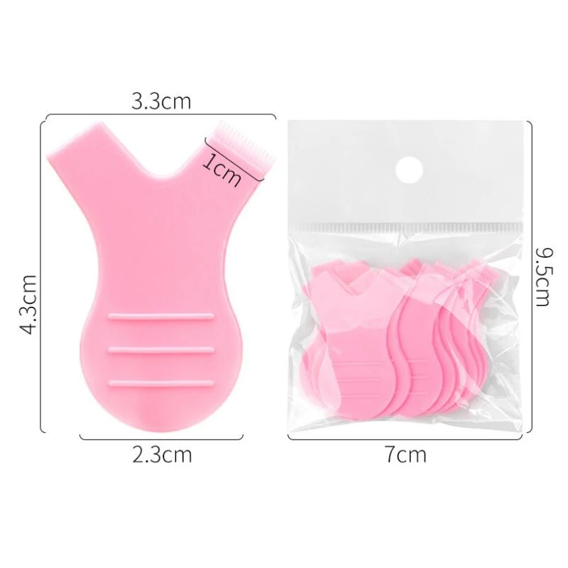 10pcs 속눈썹 브러쉬 재사용 가능한 플라스틱 클린  - Eyelash Extension Y Shape 리뷰 및 가격