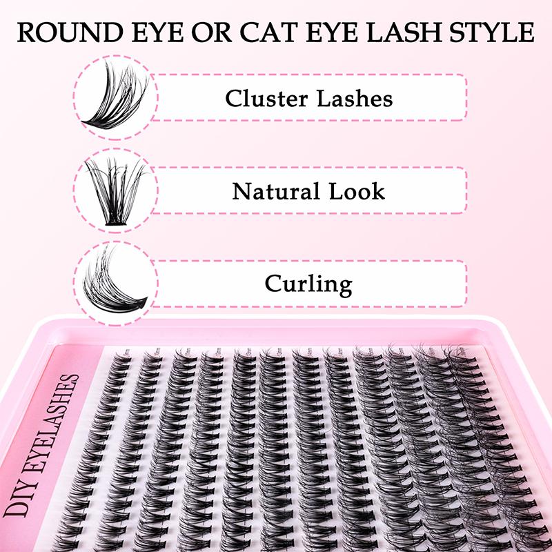 내추럴 클러스터 페더 래쉬 키트 DIY 속눈썹 연장 3 - Eyelash Extension Kits 리뷰 및 가격