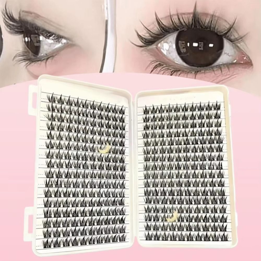 자연스러운 룩의 인조 속눈썹 본드 앤 실 클러스터 디자 - Eyelash Extension Kits 리뷰 및 가격