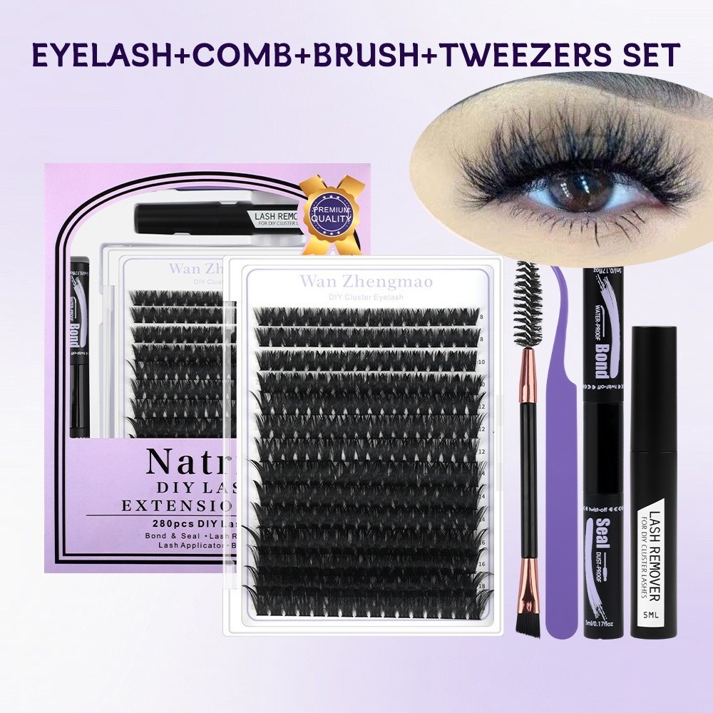 8-18mm 길이의 인조 속눈썹 접착 및 코팅, 자연스 - Eyelash Extension Kits 리뷰 및 가격