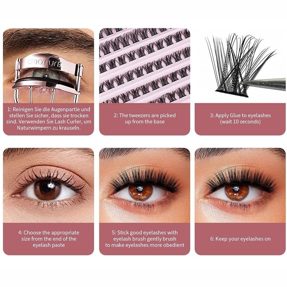 고품질 본드 및 실드 인조 속눈썹, 자연스러운 스타일, - Eyelash Extension Kits 리뷰 및 가격