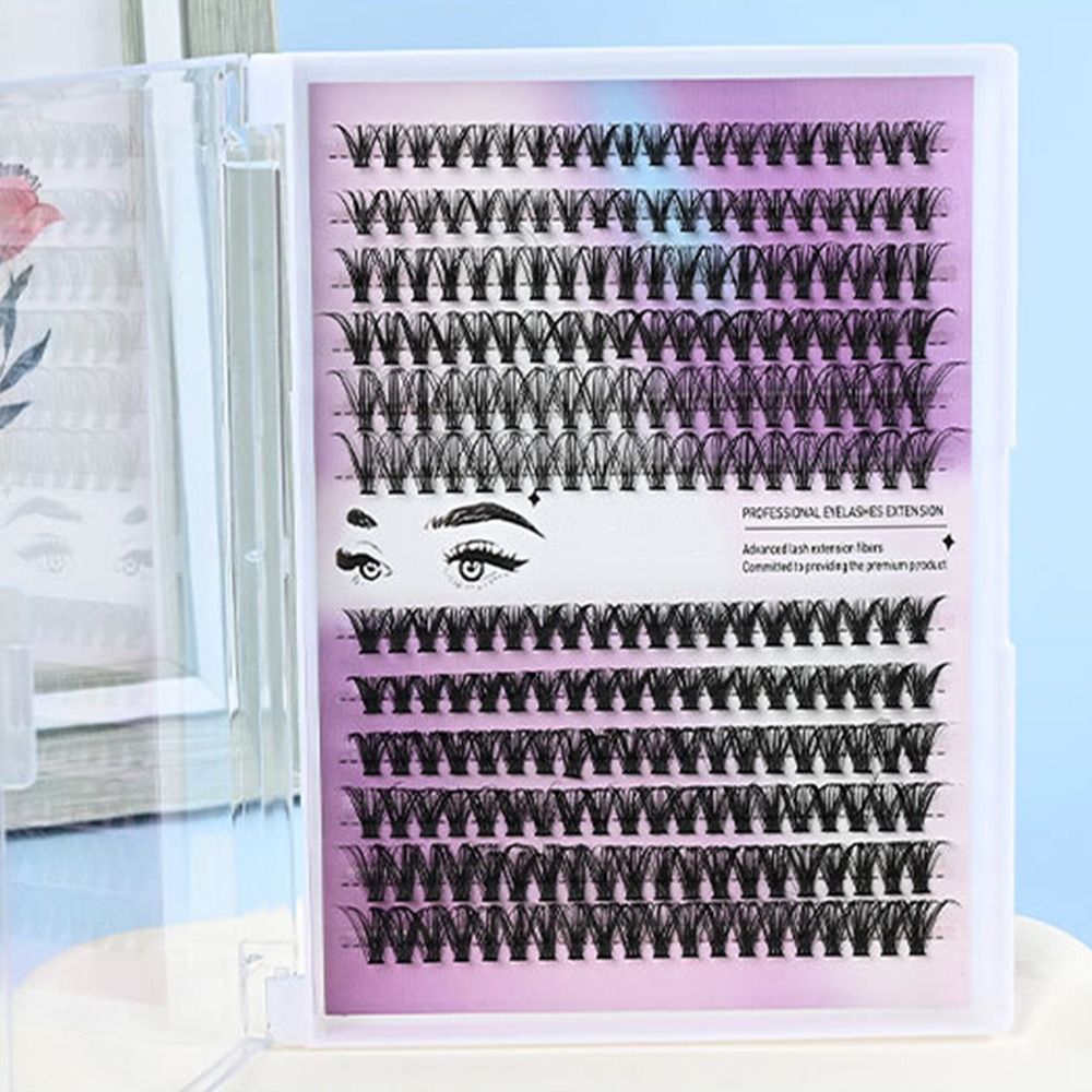 내추럴 룩 인조 속눈썹 본드 앤 씰 클러스터 디자인 D - Eyelash Extension Kits 리뷰 및 가격