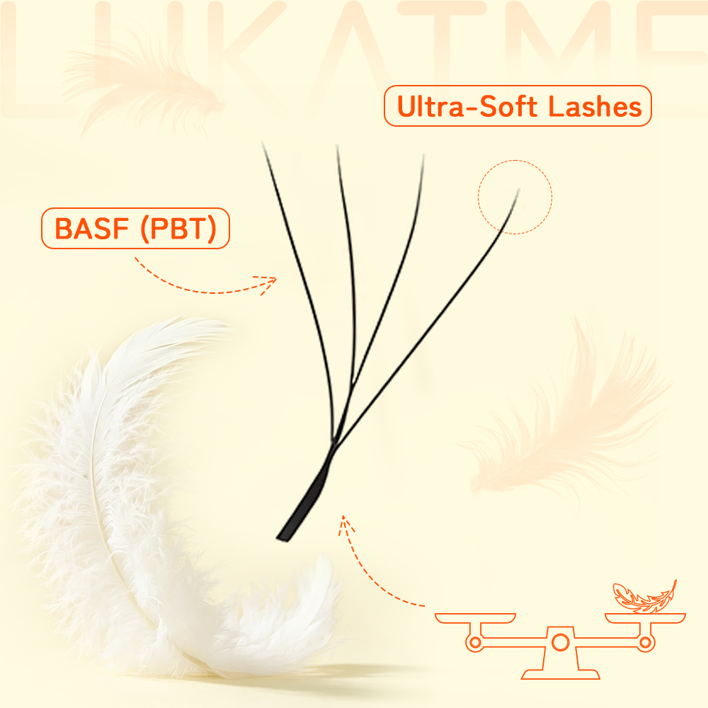 10개/세트 루카트메 프리메이드 팬 인조 속눈썹 3D- - Eyelash Extension Y Shape 리뷰 및 가격