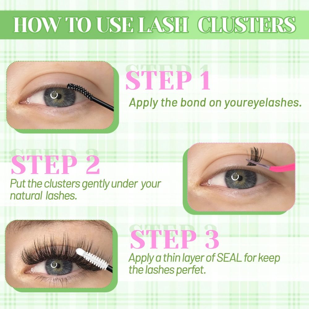 내추럴 룩 인조 속눈썹 위스피 스타일 본드 앤 씰 3D - Eyelash Extension Kits 리뷰 및 가격