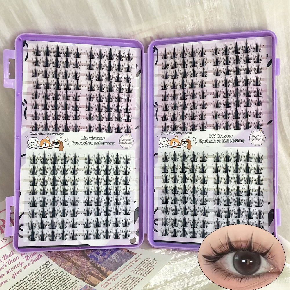 만화풍 속눈썹 클러스터 샤프 320개, 13mm 길이  - Eyelash Extension Japan 리뷰 및 가격