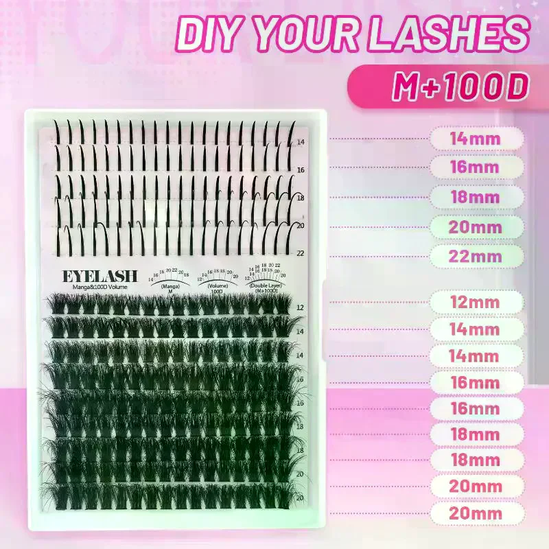래쉬 클러스터 키트 래쉬 스파이크 속눈썹 클러스터 볼륨 - Eyelash Extension Kits 리뷰 및 가격