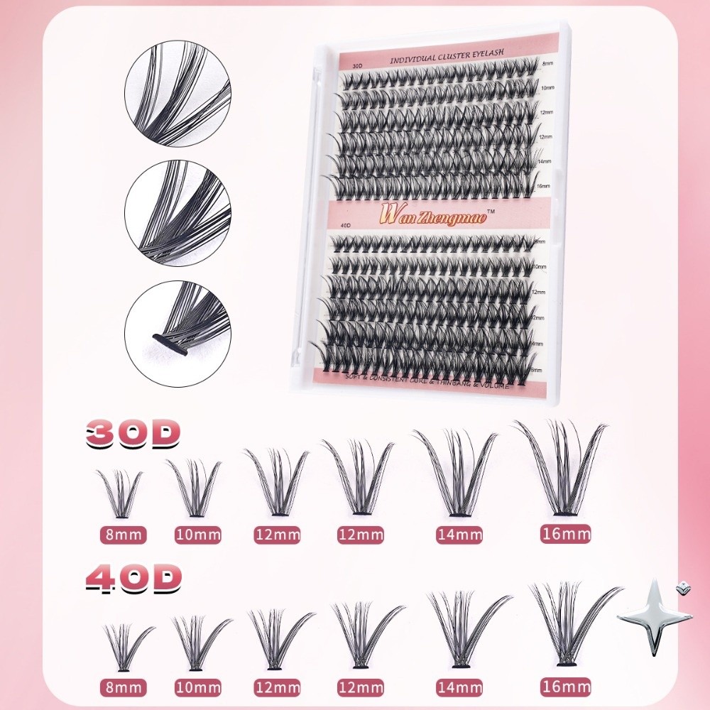 8-16mm 길이의 인조 속눈썹 본드 및 실런트 세트, - Eyelash Extension Kits 리뷰 및 가격