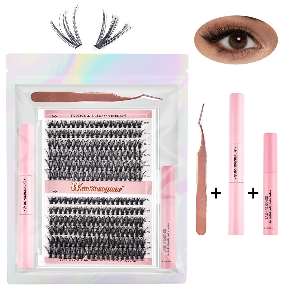 8-16mm 길이의 인조 속눈썹 본드 및 실런트 세트, - Eyelash Extension Kits 리뷰 및 가격