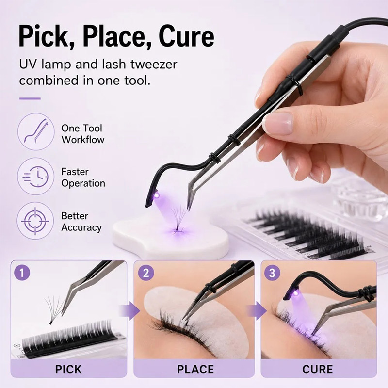 미니 UV 속눈썹 램프 핀셋 2초 빠른 경화 조명 속눈 - Eyelash Extension Led 리뷰 및 가격
