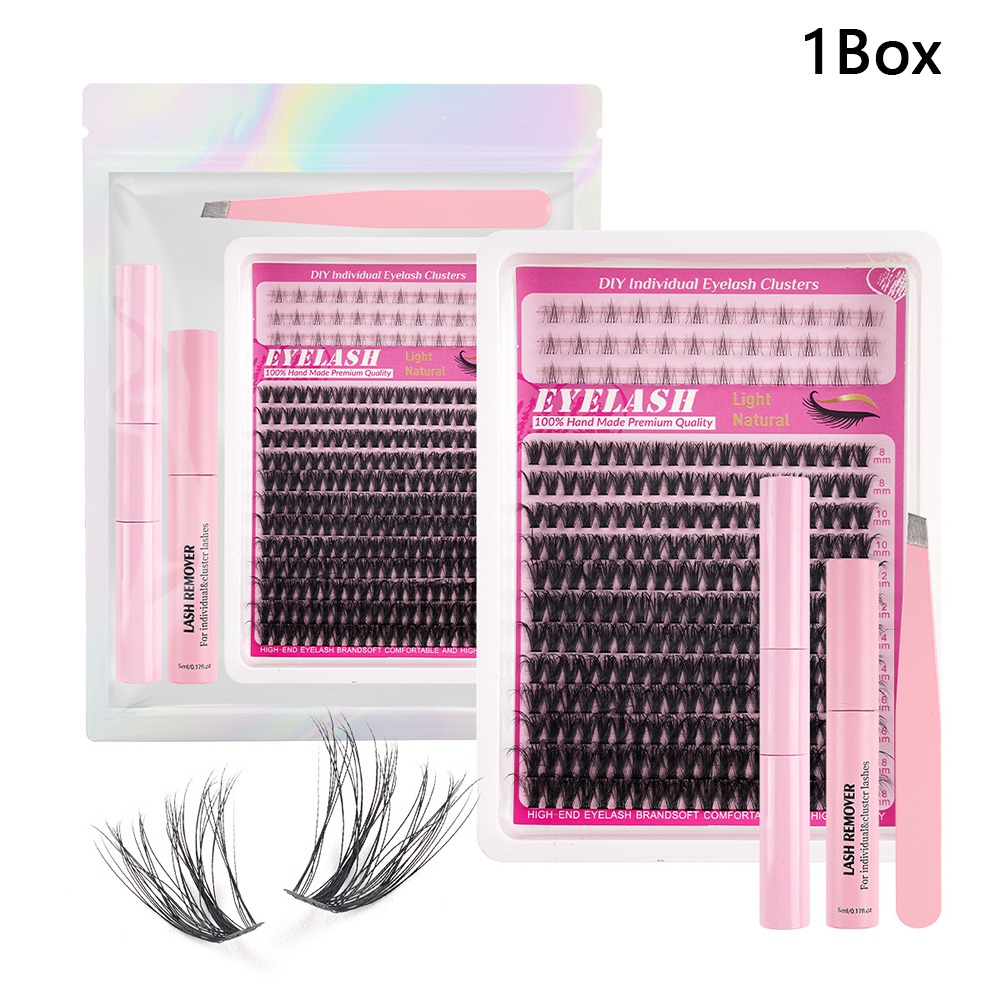8-18mm 길이의 자연스러운 속눈썹, 가벼운 스타일  - Eyelash Extension Kits 리뷰 및 가격