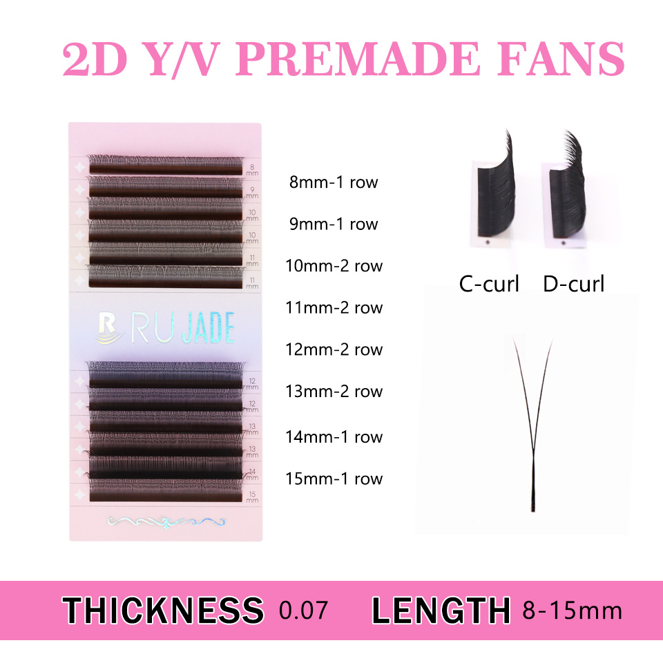 RUJADE 2D Y자형 속눈썹 메쉬 네트 크로스 프리 - Eyelash Extension Y Shape 리뷰 및 가격