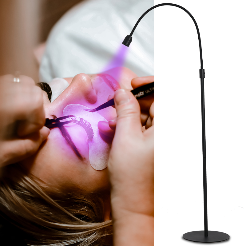 12W UV 속눈썹 플로어 램프, 풋 페달 조절식 구즈 - Eyelash Extension Led 리뷰 및 가격
